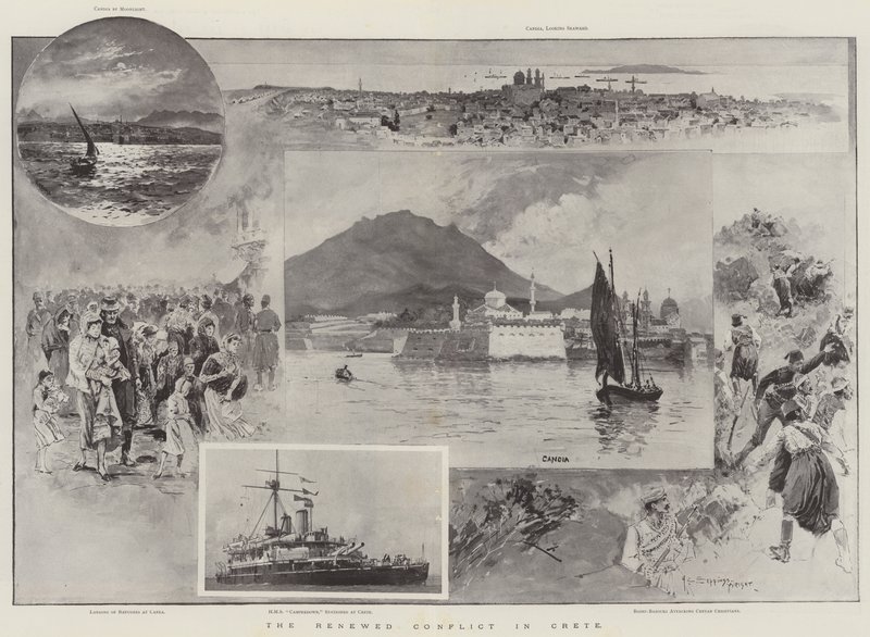 Den fornyede konflikten på Kreta av Henry Charles Seppings Wright