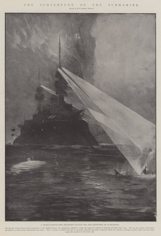 Ubåtens undergraving av Henry Charles Seppings Wright
