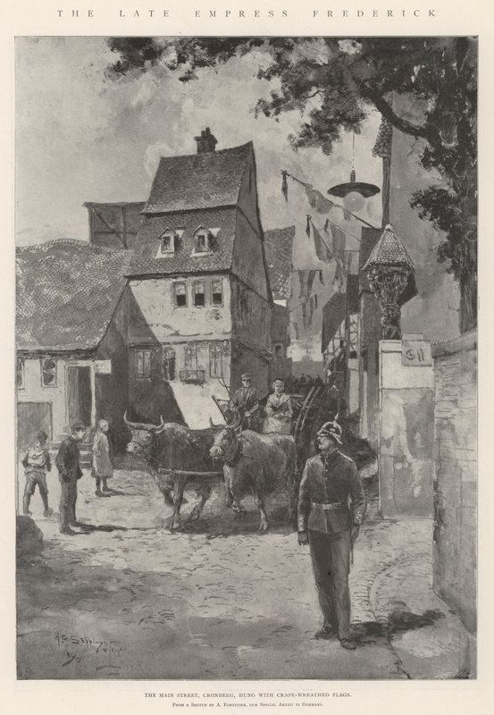 Den avdøde keiserinne Frederick av Henry Charles Seppings Wright