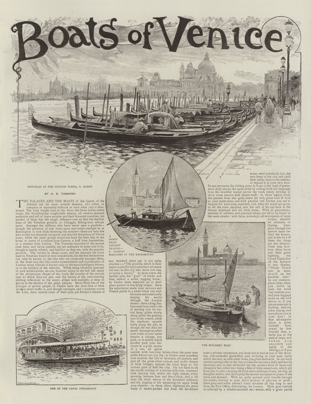 Venezias båter av Henry Edward Tidmarsh