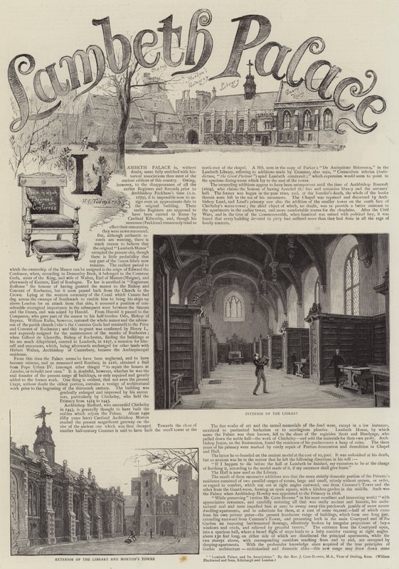 Lambeth Palace av Henry Edward Tidmarsh