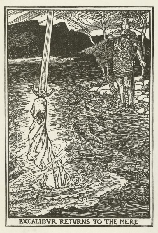 Excalibur vender tilbake til Mere av Henry Justice Ford