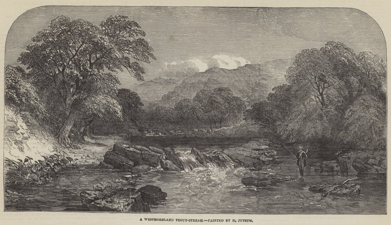En Westmoreland Trout-Stream av Henry Jutsum