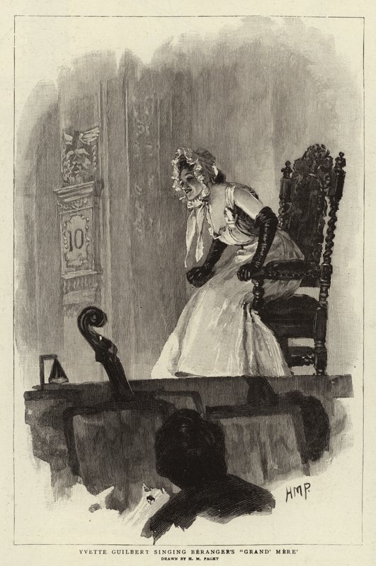 Yvette Guilbert synger Beranger