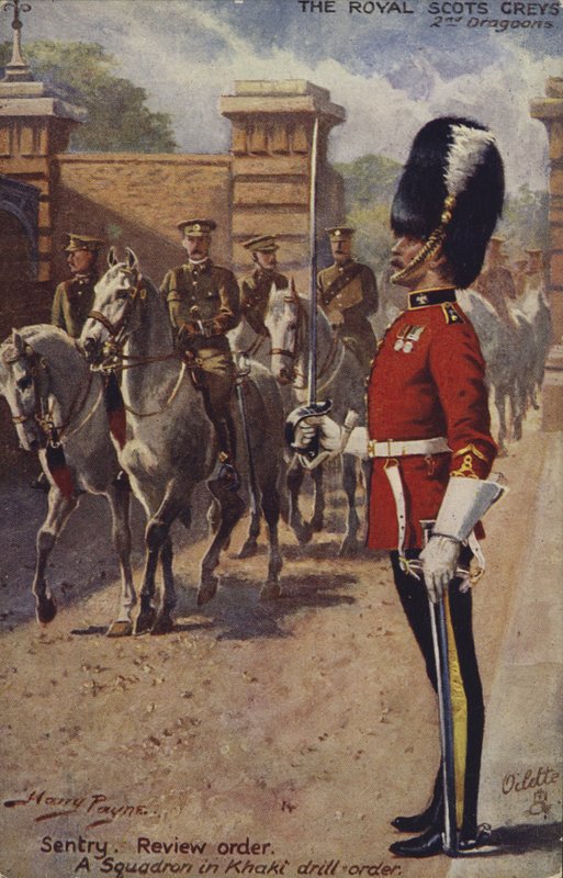 The Royal Scots Greys av Henry Payne