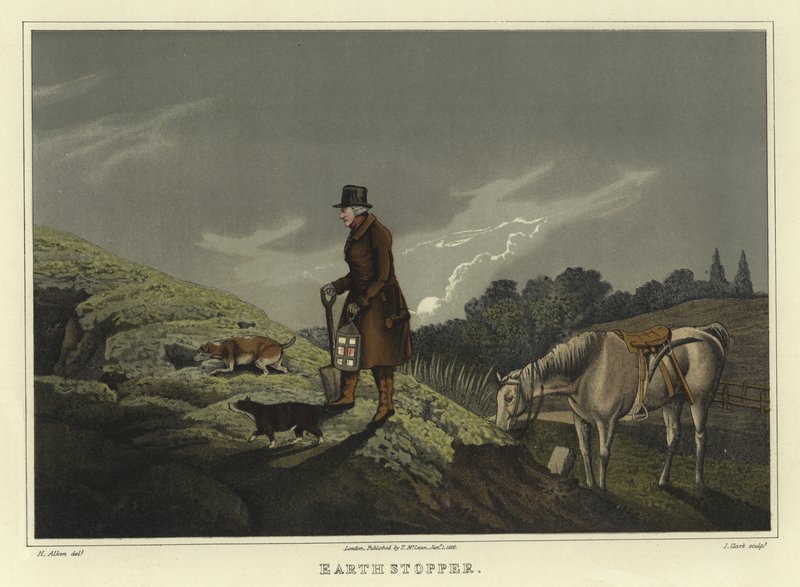 Earth Stopper (chromolitho) av Henry Thomas Alken