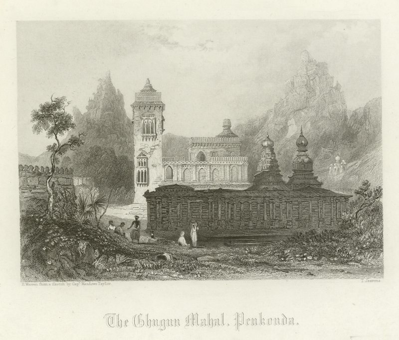 Ghugun Mahal, Penukonda, India av Henry Warren