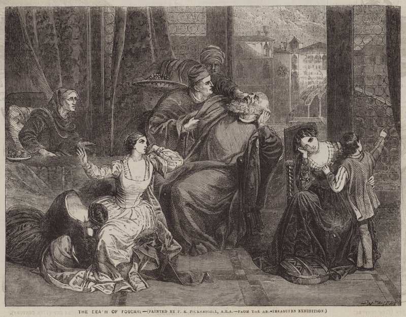 Foscaris død av Henry William Pickersgill
