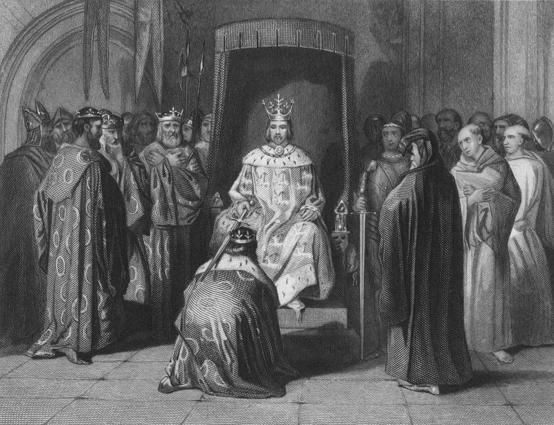 Kong Richard II ridder kongene av Irland av Henry after Warren