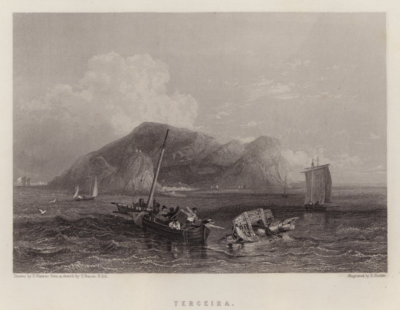 Tredje (farge litho) av Henry (after) Warren