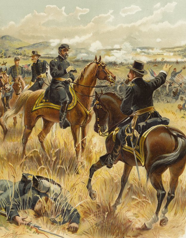 Meade i Gettysburg, 2. juli 1863 av Henry Alexander Ogden