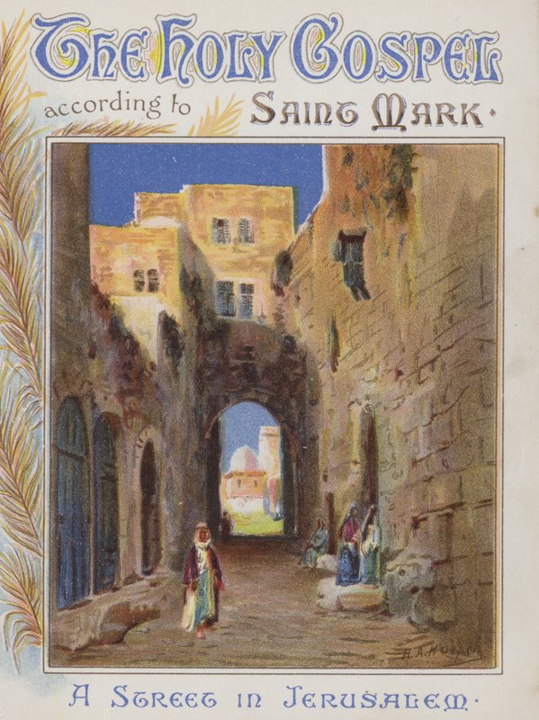 En gate i Jerusalem (chromolitho) av Henry Andrew Harper