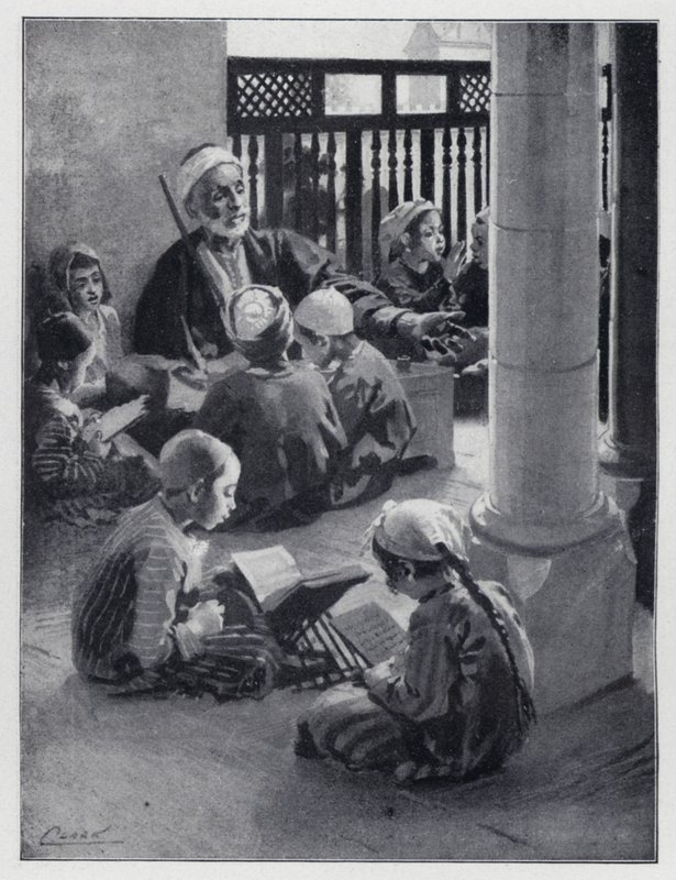 En østlig skolemester (litho) av Henry Andrew Harper