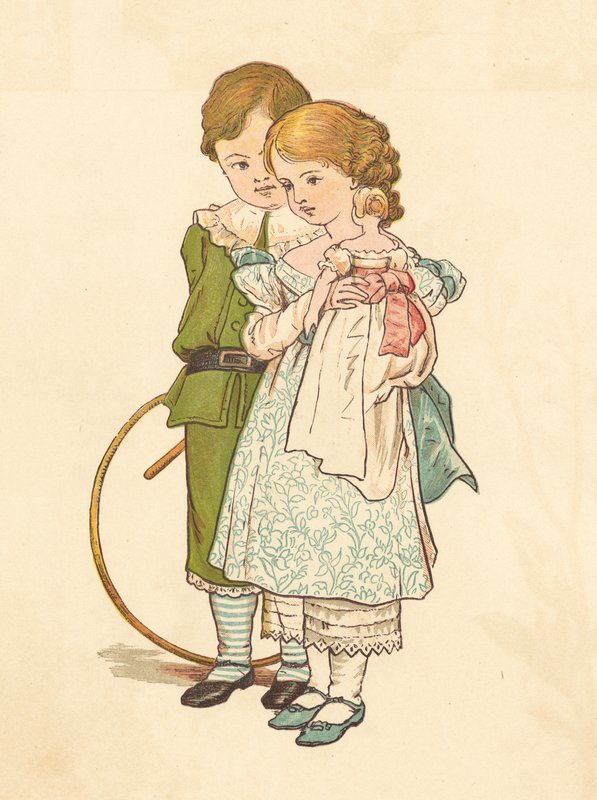 Frier til folk (litho i farger) av Henry Hetherington Emmerson