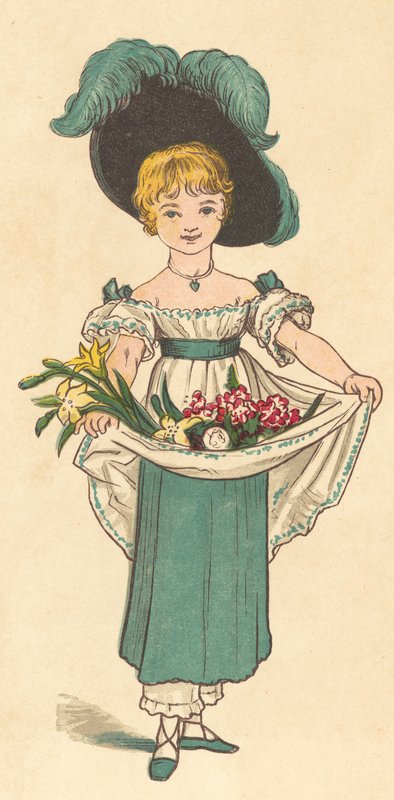 Hviskende mennesker (farge litho) av Henry Hetherington Emmerson