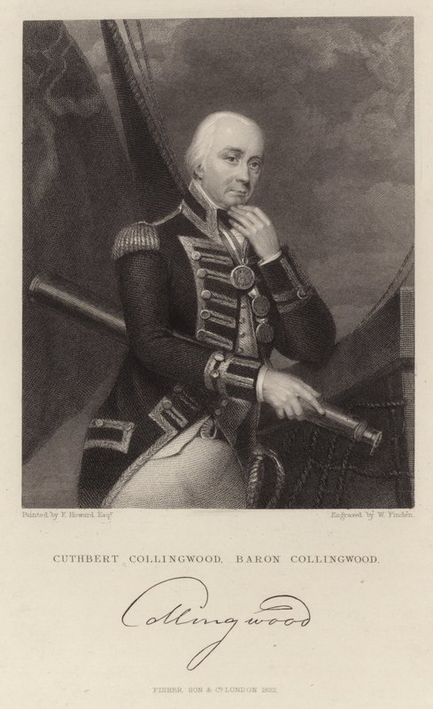 Portrett av Cuthbert Collingwood av Henry Howard