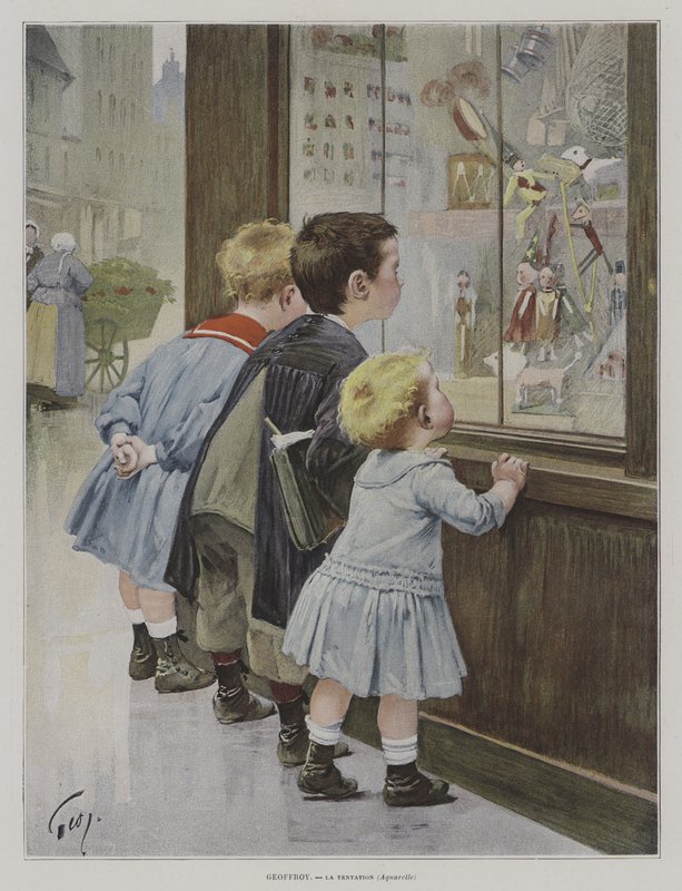 Fristelsen (Temptation) av Henri Jules Jean Geoffroy