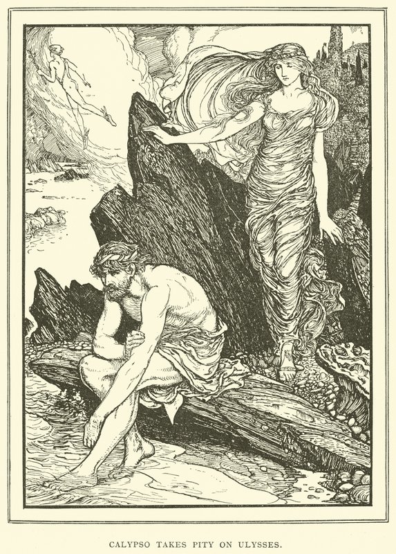 Calypso synes synd på Ulysses av Henry Justice Ford