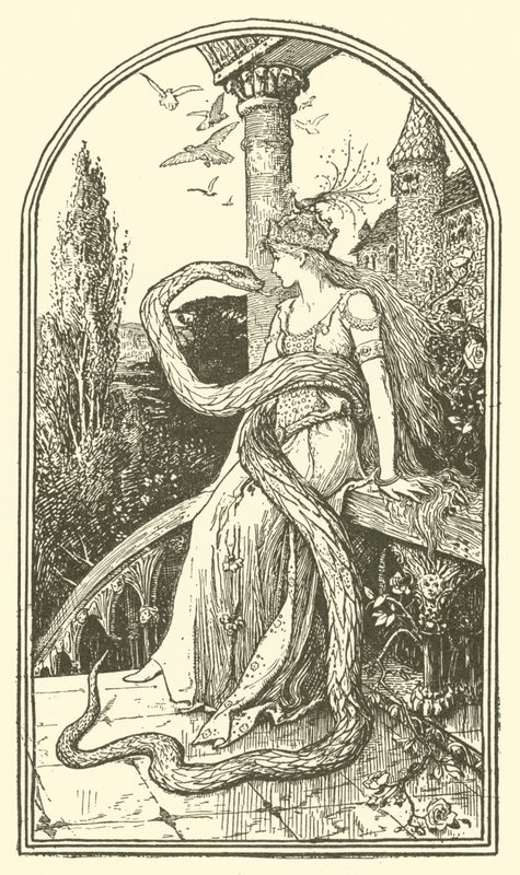 The Enchanted Snake (gravering) av Henry Justice Ford