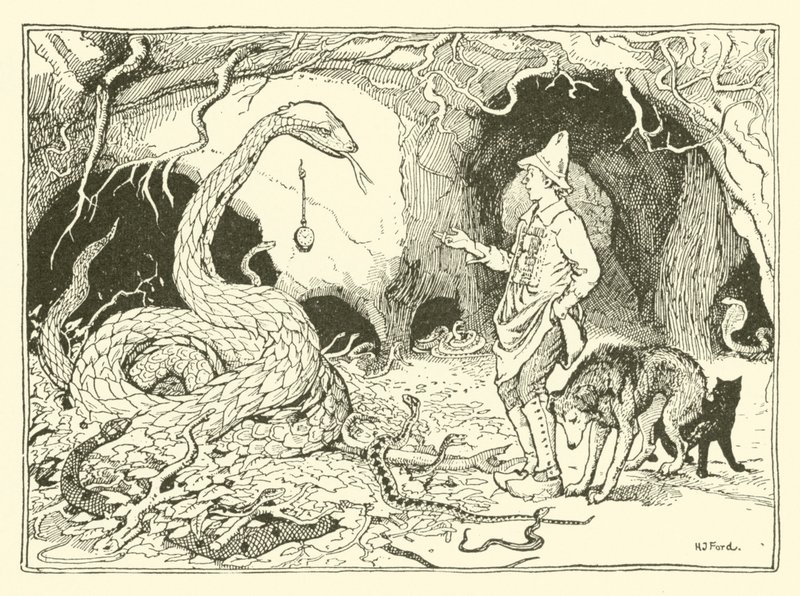 The Enchanted Watch (gravering) av Henry Justice Ford