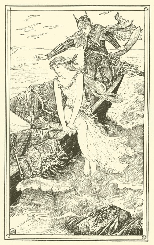 Den gyldne havfrue (gravering) av Henry Justice Ford