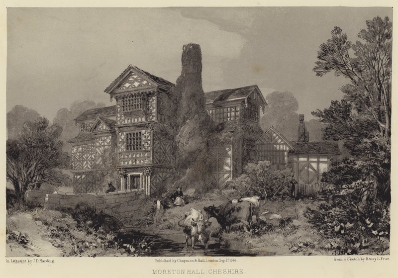 Moreton Hall, Cheshire av Henry Lark Pratt