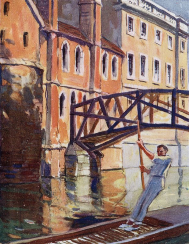 Punting, Queens College av Henry Morley