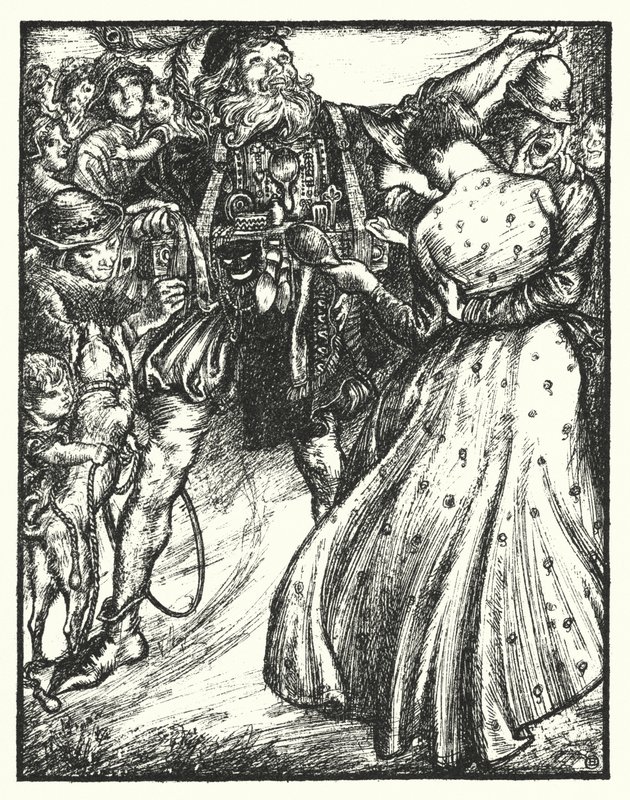 Shakespeare-sang: "Come buy" (litho) av Henry Ospovat