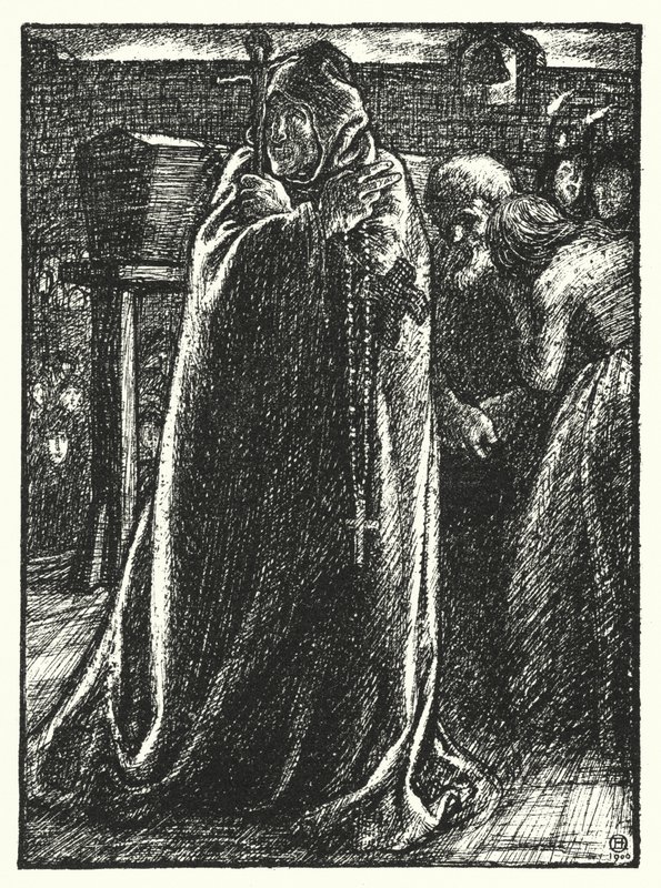 Shakespeare-sang: "Fear no more" (litho) av Henry Ospovat