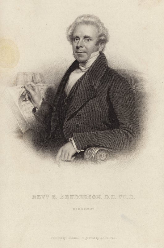 Pastor Ebenezer Henderson av Henry Room