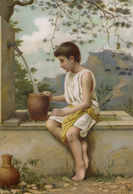 Benjamin (chromolitho) av Henry Ryland