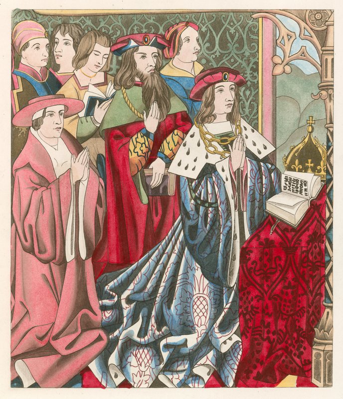 Henrik VI og hoffet hans av Henry Shaw