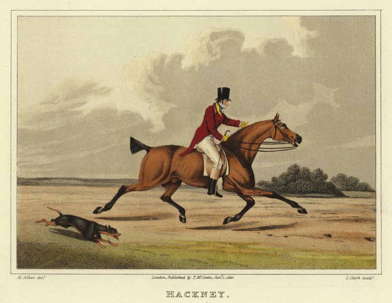 Hackney (chromolitho) av Henry Thomas Alken