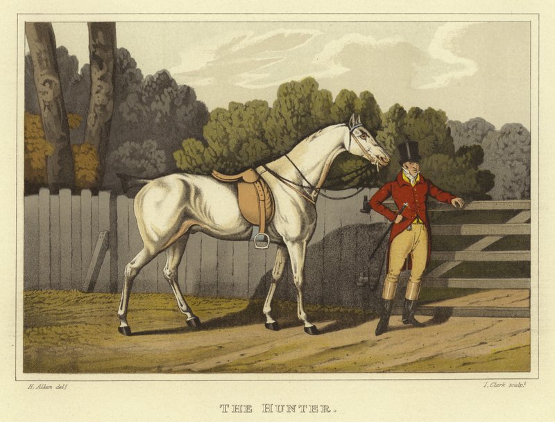 Hunter (chromolitho) av Henry Thomas Alken