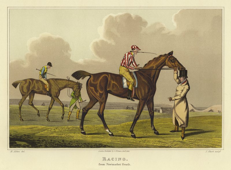 Racing (chromolitho) av Henry Thomas Alken