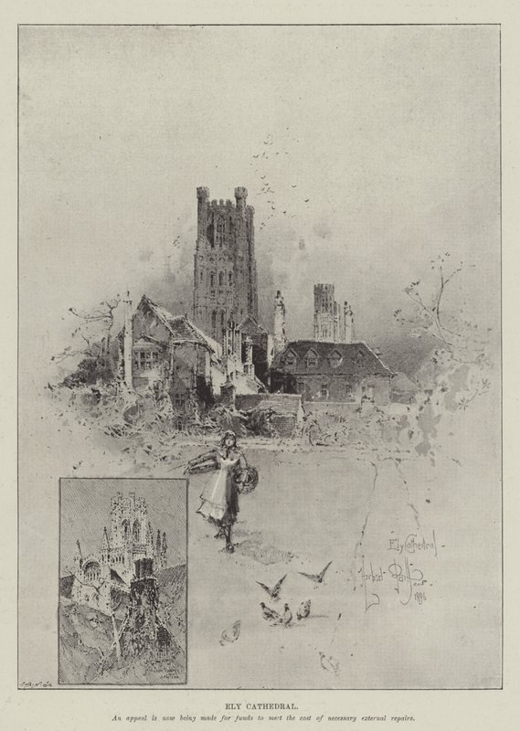Ely katedral av Herbert Railton