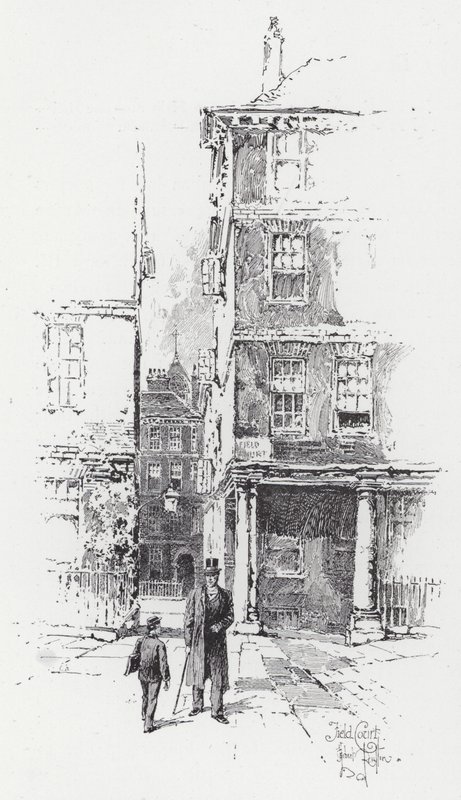 Field Court (gravering) av Herbert (after) Railton