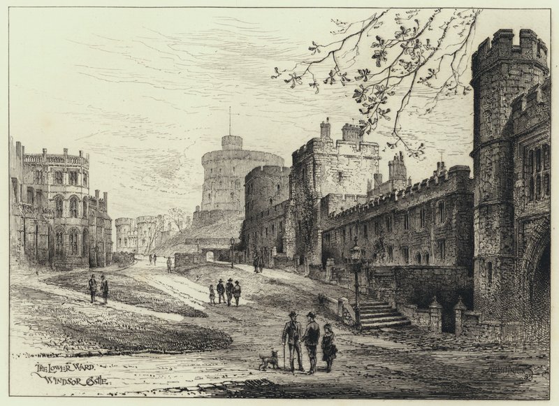The Lower Ward (gravering) av Herbert (after) Railton