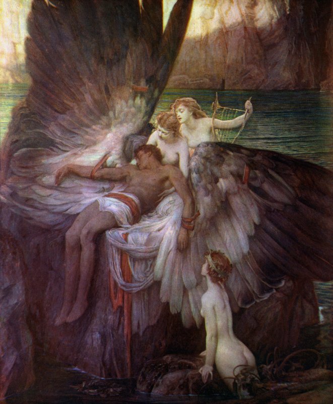 Klagesangen for Ikaros av Herbert James Draper