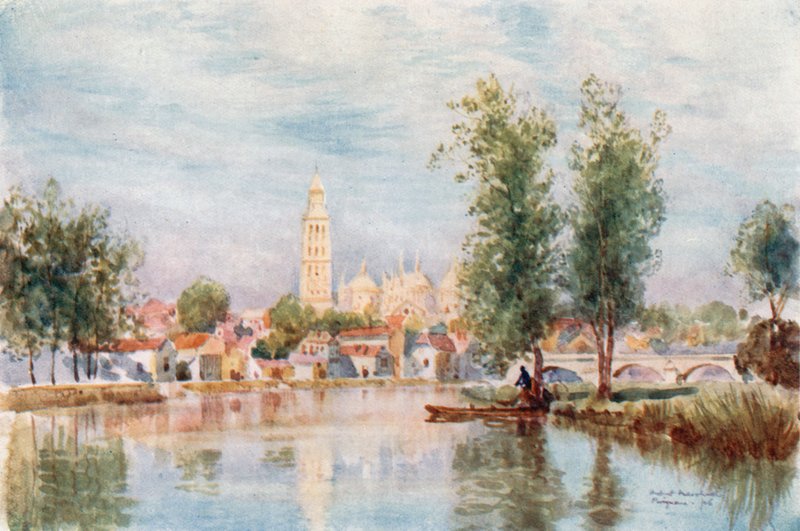 Perigueux fra elven av Herbert Menzies Marshall