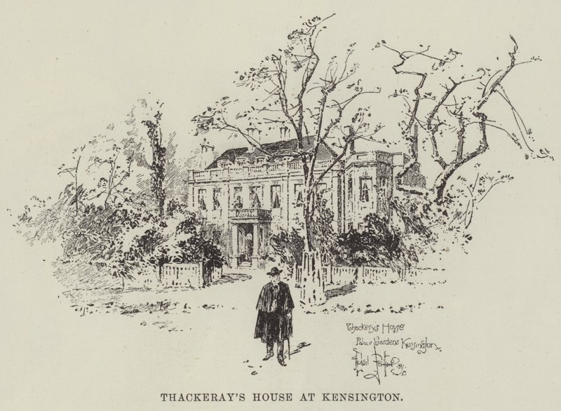 Thackerays hus i Kensington av Herbert Railton