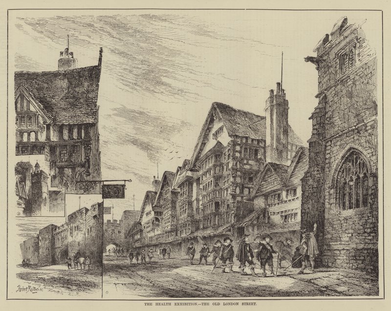 Helseutstillingen, Old London Street av Herbert Railton