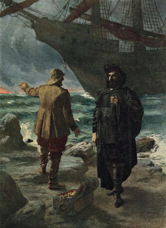 Daland så skarpt på den fremmede av Hermann Hendrich