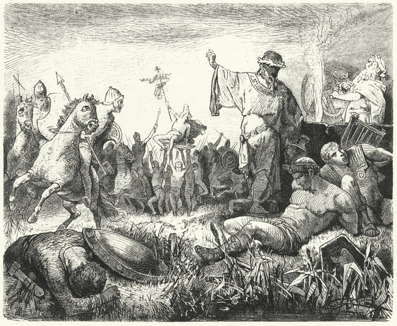 Parthians feirer en seier av Hermann Vogel