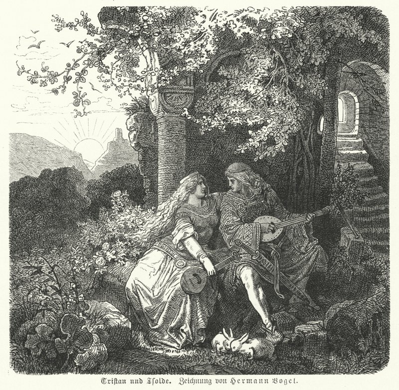 Tristan og Isolde av Hermann Vogel