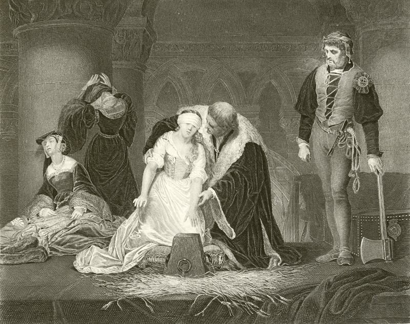 Henrettelse av Lady Jane Gray av Hippolyte Delaroche