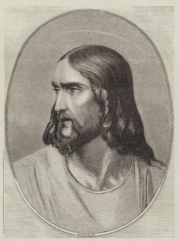Frelserens hode av Hippolyte Delaroche