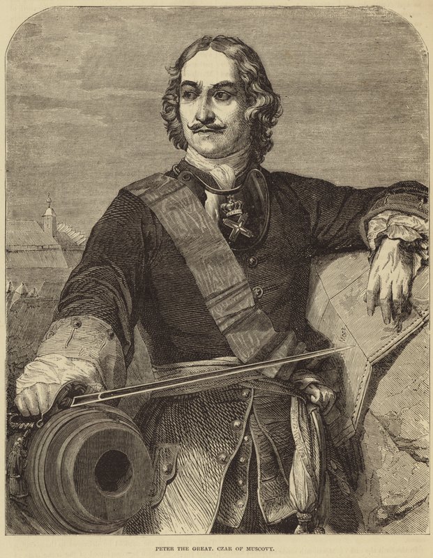 Peter den store av Hippolyte Delaroche