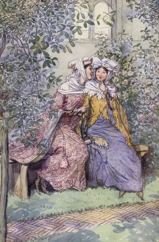 Illustrasjon for The Merry Wives of Windsor av Hugh Thomson