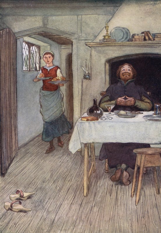 Illustrasjon for The Merry Wives of Windsor av Hugh Thomson